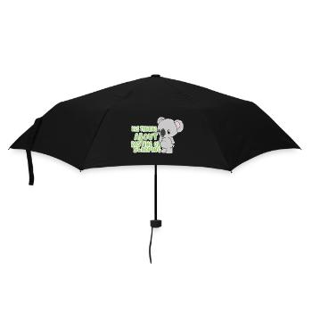 Koala bear - Umbrella (small) - black - Front