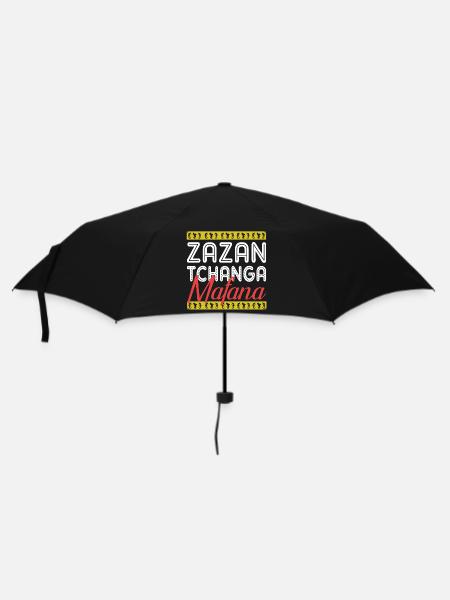 T SHIRT ZAZAN TCHANGA MAFANA_MAYOTTE  - Parapluie standard - noir