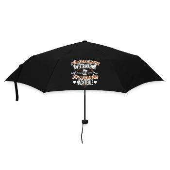Altenpflegerin Kaffee - Regenschirm (klein) - Schwarz - Vorne