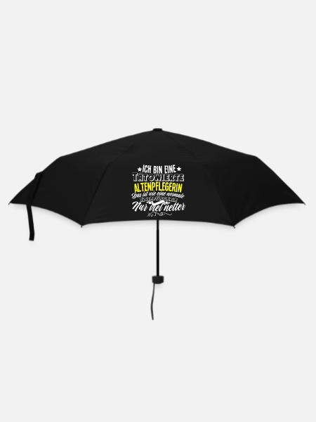 Altenpflegerin Tattoo - Regenschirm (klein) - Schwarz