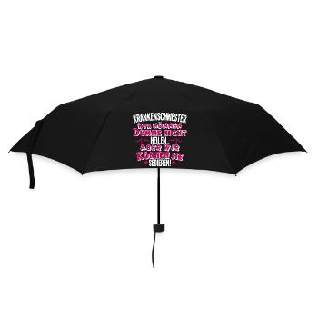 nurse - Umbrella (small) - black - Front