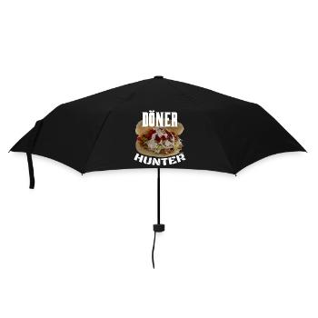 Chasseur de kebab - Parapluie standard - noir - Devant
