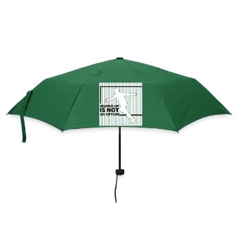 giving up is not an option - Umbrella (small) - bottlegreen - Front
