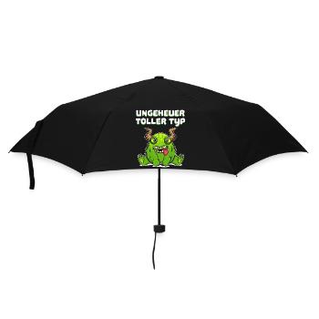 Liebe Toller Typ Statement Verliebt Paar Pärchen - Regenschirm (klein) - Schwarz - Vorne