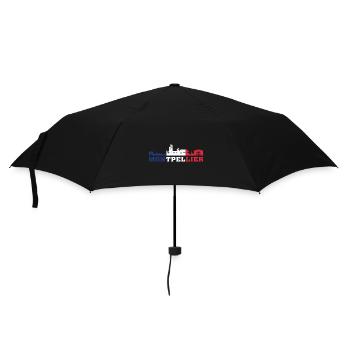 Montpellier City Skyline France Landmark Map - Umbrella (small) - black - Front