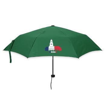 Arras City Skyline France Landmark Map - Umbrella (small) - bottlegreen - Front