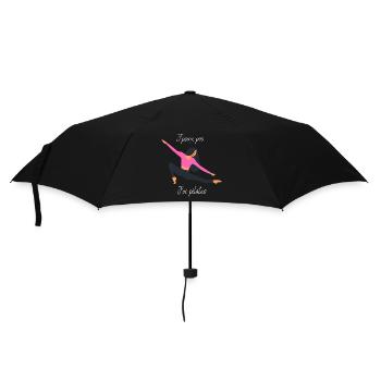 J'peux pas j'ai pilâtes - Parapluie standard - noir - Devant