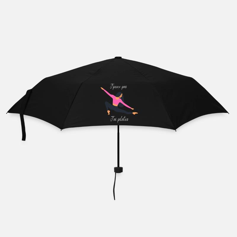 J'peux pas j'ai pilâtes - Parapluie standard - noir