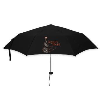 Joyeux Noël Dots Étincelants - Parapluie standard - noir - Devant