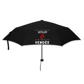 Vendee thérapie humour tee - Parapluie standard - noir - Devant