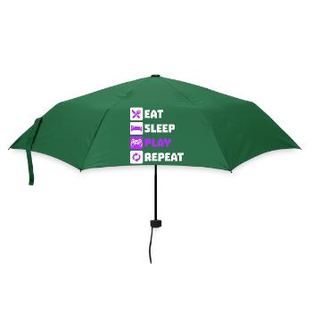 Manger dormir Répétition Gamer Controller Gamer Gamer Gamer - Parapluie standard - vert bouteille - Devant