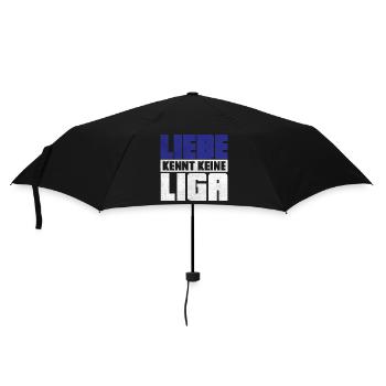 LIEBE KENNT KEINE LIGA | 2.Liga Absteiger Shirt - Regenschirm (klein) - Schwarz - Vorne