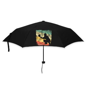 Base-ball - Parapluie standard - noir - Devant