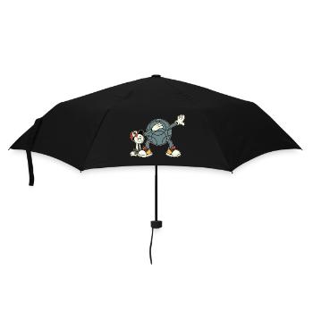 Dabbing boulet de petanque tenue pour boulet - Parapluie standard - noir - Devant