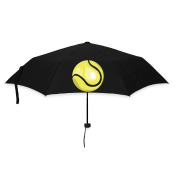 Icône de balle de tennis Joueur de tennis Club Équipe - Parapluie standard - noir - Devant