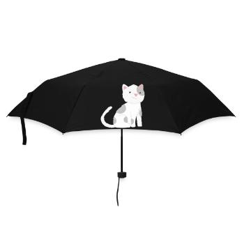 Chat Chats - Parapluie standard - noir - Devant
