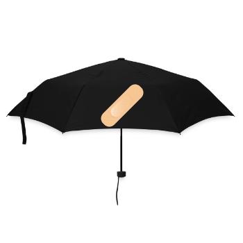 Un dispositif simple de fixation comme élément de conception - Parapluie standard - noir - Devant