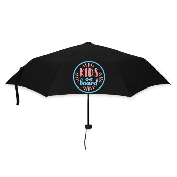 Kids on board - Parapluie standard - noir - Devant