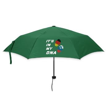 In meiner DNA Deutschland und Slowenien - Regenschirm (klein) - Flaschengrün - Vorne