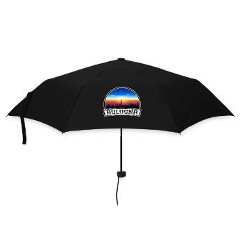 Bologna Italy Skyline Vintage Sunset Travel Souven - Umbrella (small) - black - Front