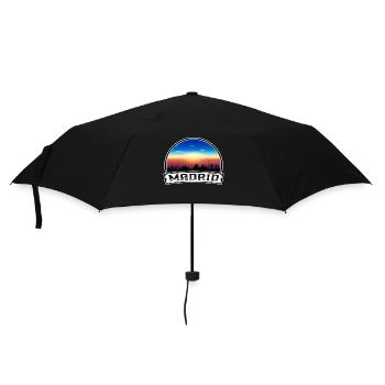 Madrid Espagne Skyline Vintage Sunset Voyage Souveni - Parapluie standard - noir - Devant