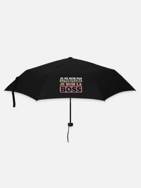 Je ne suis pas autoritaire, je suis la bosse - Parapluie standard - noir