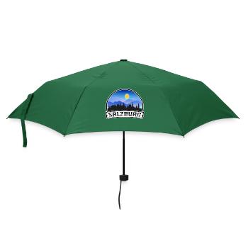 Salzbourg Autriche Skyline Vintage Sunset Travel Sou - Parapluie standard - vert bouteille - Devant