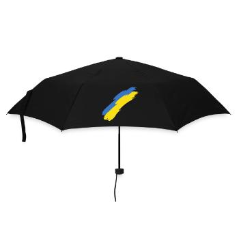 Ukraine - Parapluie standard - noir - Devant