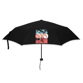 Boules de boules pour les joueurs de pétanque boulen - Parapluie standard - noir - Devant