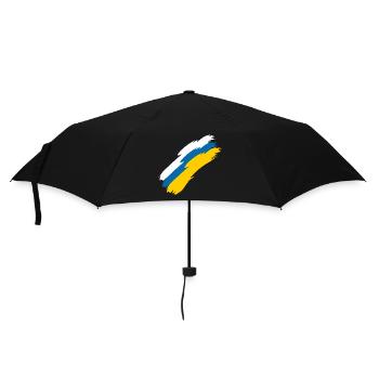 Drapeau des îles Canaries - Parapluie standard - noir - Devant