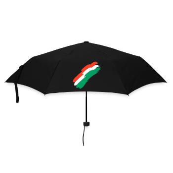 Oman Fahne Farben - Regenschirm (klein) - Schwarz - Vorne