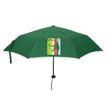 Conception de tennis pour les joueurs de tennis - Parapluie standard - vert bouteille - Devant
