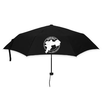 Offaly Ireland Map | County Outline Stamp - Umbrella (small) - black - Front