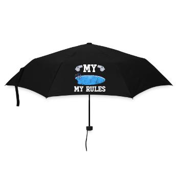 Swimming Pool Lifeguard Swimming Instructor - Umbrella (small) - black - Front