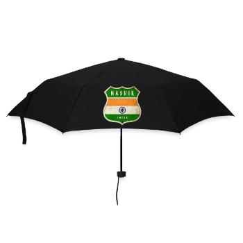 Nashik Inde Armoiries Drapeaux Design - Parapluie standard - noir - Devant