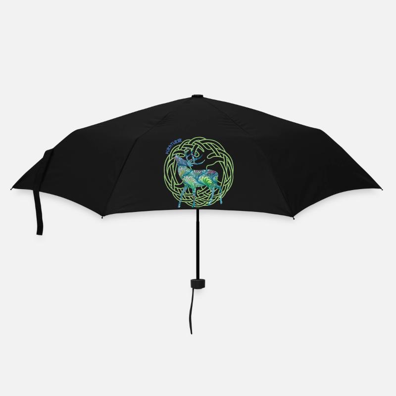 hirsch durathror e 115 - Regenschirm (klein) - Schwarz