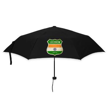 Lucknow Inde Armoiries Drapeaux Design - Parapluie standard - noir - Devant