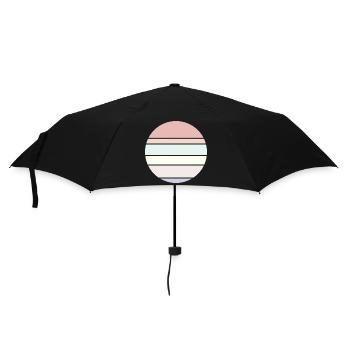 Background Pastel Circle - Umbrella (small) - black - Front