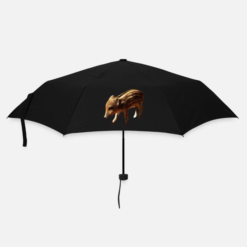 bezaubernde tiergeschenke, Frischling, Wildschwein - Regenschirm (klein) - Schwarz