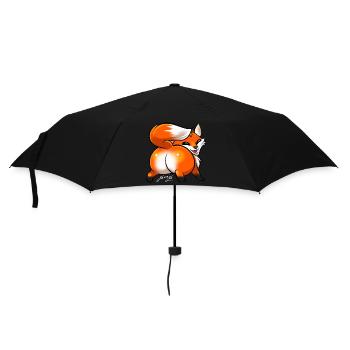 Fox Twerk for dark articles - Umbrella (small) - black - Front