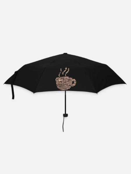 Coffee lovers Coffee saying coffee drinker - Umbrella (small) - black