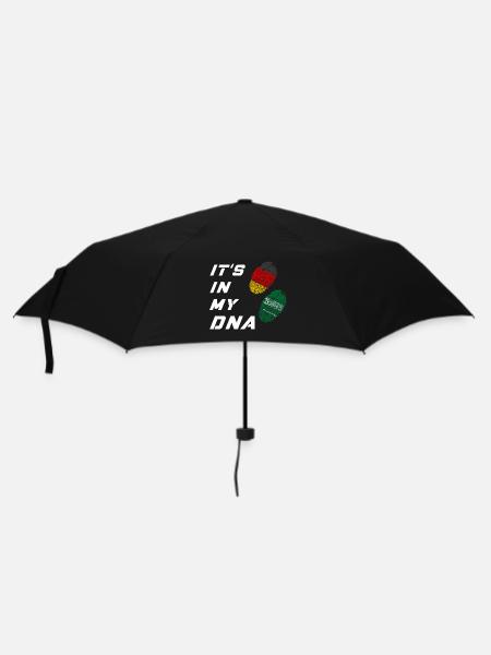 In meiner DNA Deutschland und Saudi Arabien - Regenschirm (klein) - Schwarz