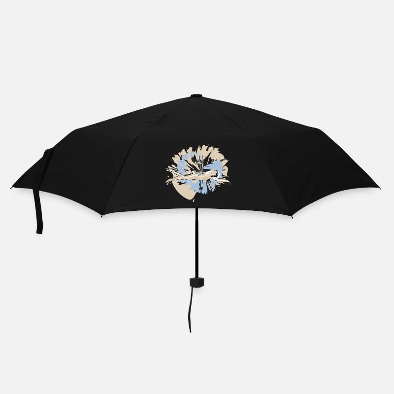 Valentinstag Schwimmerin - Regenschirm (klein) - Schwarz