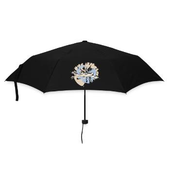 Valentine's Day swimmers in competition - Umbrella (small) - black - Front