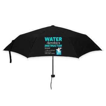 Water Aerobics Instructor Aquatic fitness Trainer - Umbrella (small) - black - Front