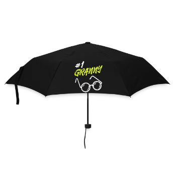 Statement Seniorin Brille Beste Omi Oma Großmutter - Regenschirm (klein) - Schwarz - Vorne