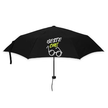 Beste Omi Oma Seniorin Brille Großmutter Statement - Regenschirm (klein) - Schwarz - Vorne