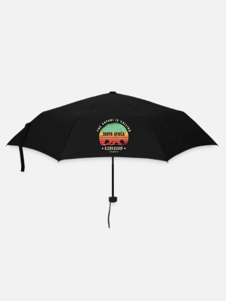 Klerksdorp Südafrika Safari Design - Regenschirm (klein) - Schwarz