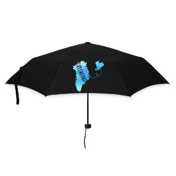 Greenland - Regenschirm (klein) - Schwarz - Vorne