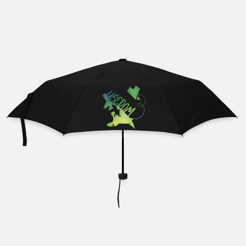 Usedom - Regenschirm (klein) - Schwarz